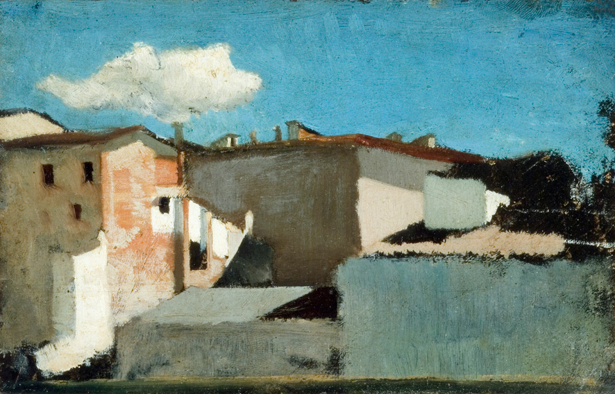 Tetti al sole di Raffaello Sernesi