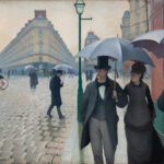 Tempo di pioggia a Parigi di Gustave Caillebotte