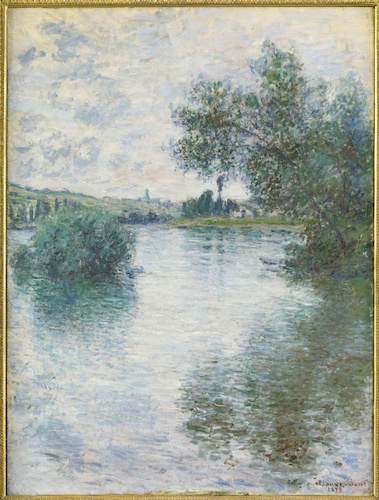 La Seine à Vétheuil di Claude Monet