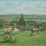 Les Coteaux du Vesinet di Camille Pissarro