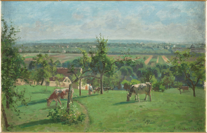 Les Coteaux du Vesinet di Camille Pissarro