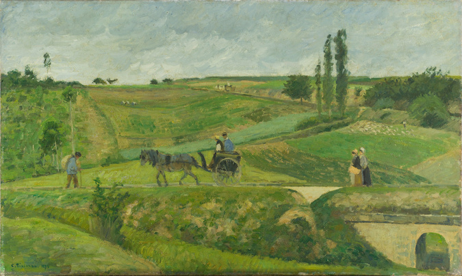 Route d'Ennery di Camille Pissarro