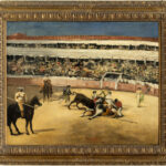 Combat de taureaux di Edouard Manet