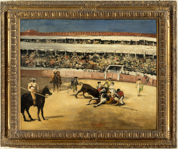 Combat de taureaux di Edouard Manet
