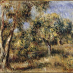 Paysage de Cagnes di Auguste Renoir