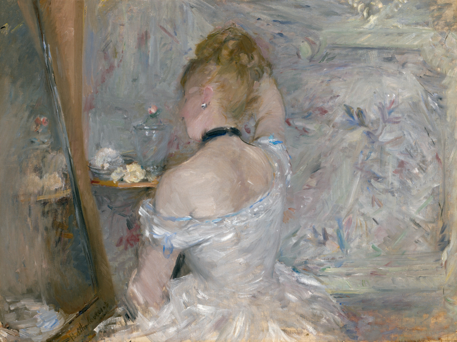 Woman at Her Toilette di Berthe Morisot