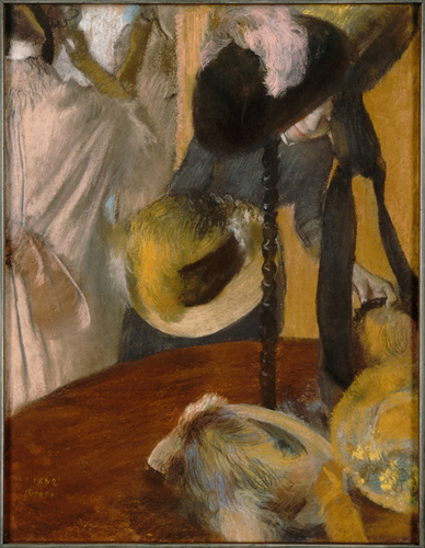 Chez la modiste di Edgar Degas