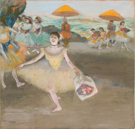 Deux danseuses au repos di Edgar Degas