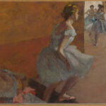 Danseuses montant un escalier di Edgar Degas