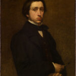 Portrait de l'artiste di Edgar Degas