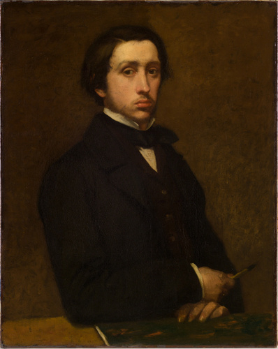 Portrait de l'artiste di Edgar Degas