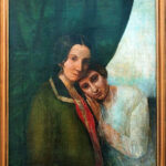 Autoritratto con la madre di Helena Petrovna Blavatsky - Tardi anni Quaranta dell'Ottocento, olio su tela, Dnepropetrovsk, Ukraine, P. B. museum