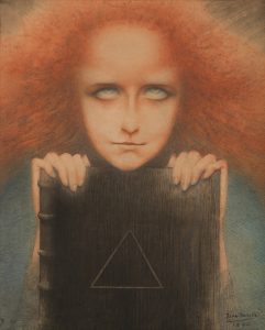 Jean Delville, Il Ritratto di Madame Stuart Merrill del 1892