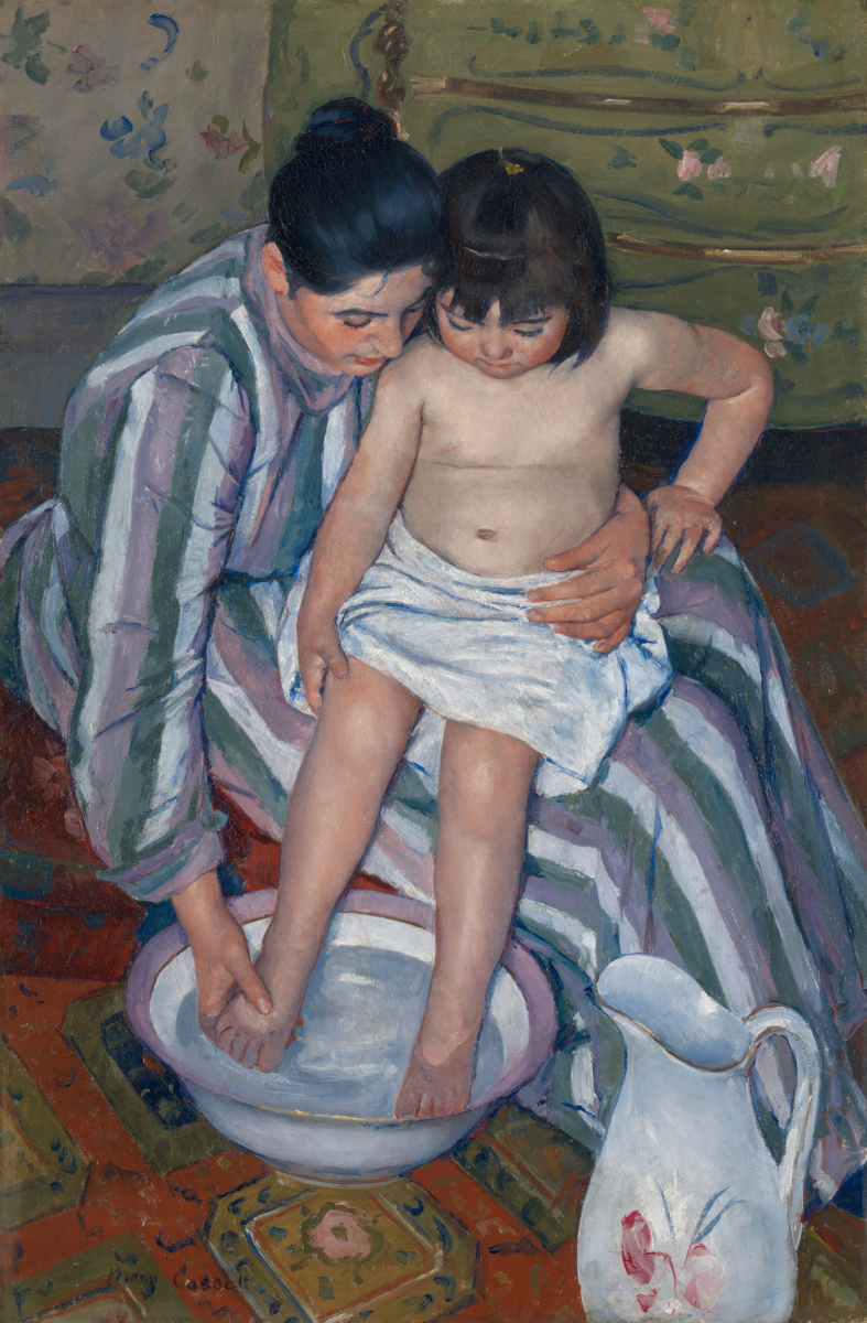 The Child’s Bath di Mary Cassatt