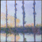 I quattro alberi di Claude Monet