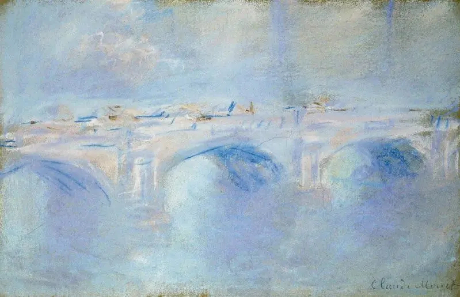 Waterloo Bridge, London di Claude Monet