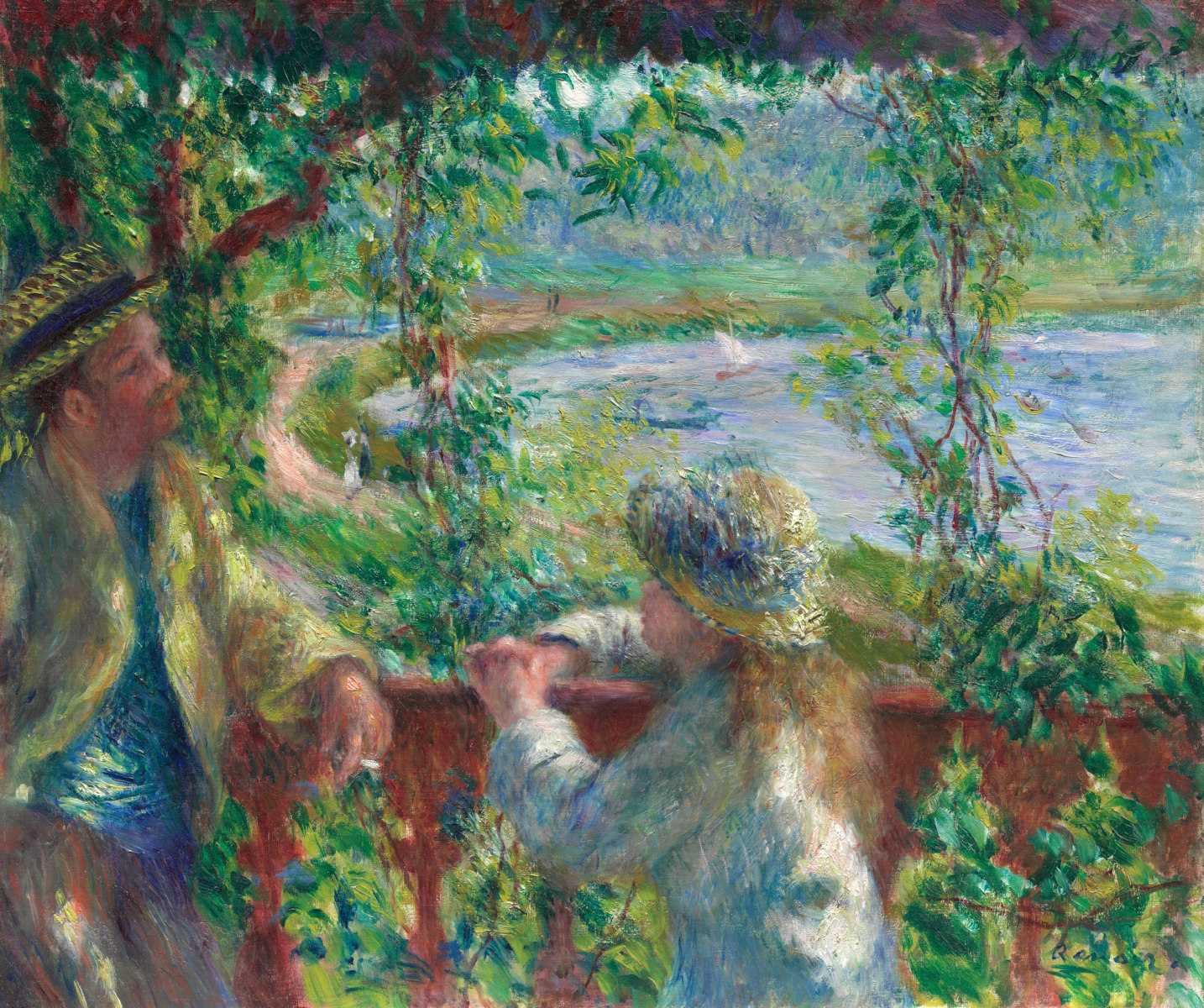 Vicino al lago di Pierre-Auguste Renoir