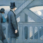 Sul ponte dell'Europa di Gustave Caillebotte al Kimbell Art Museum di Fort Worth, Texas, USA