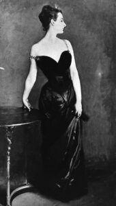 Madame X di John Singer Sargent prima della modifica