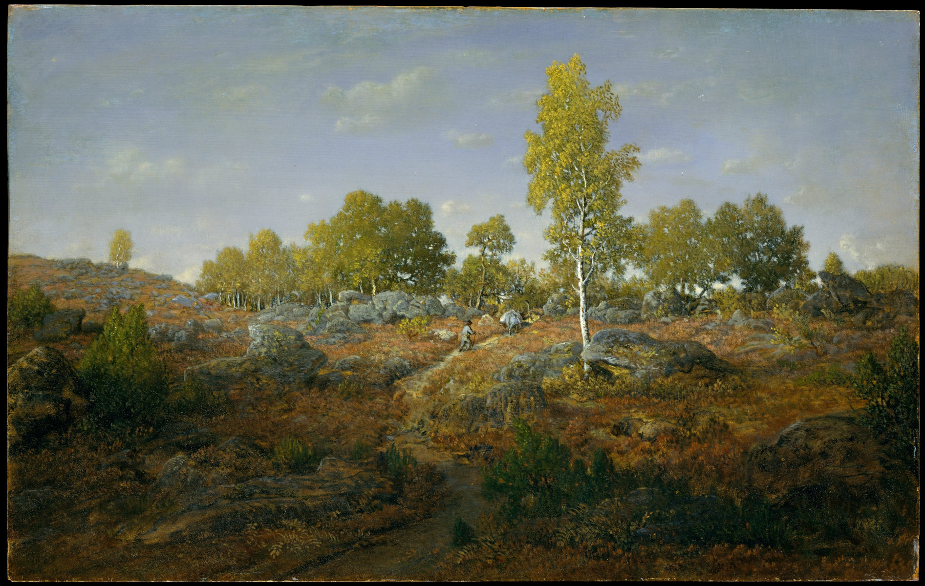 Sentiero fra le rocce di Théodore Rousseau