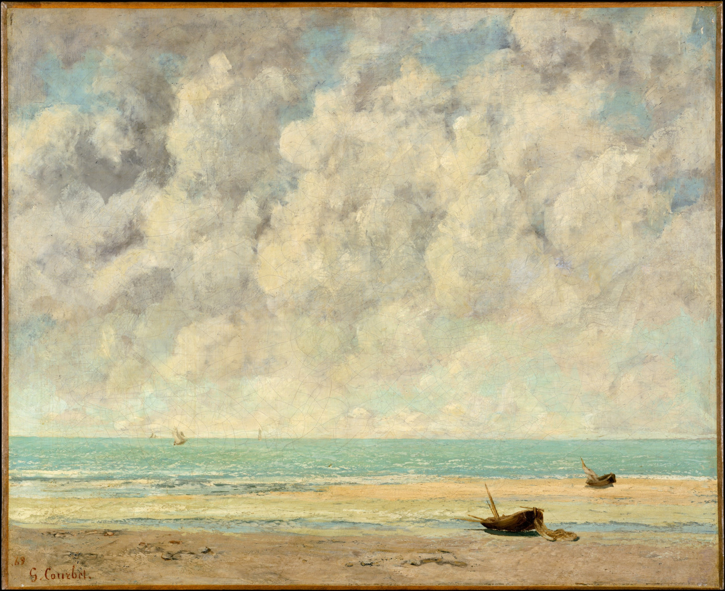 Mare calmo di Gustave Courbet