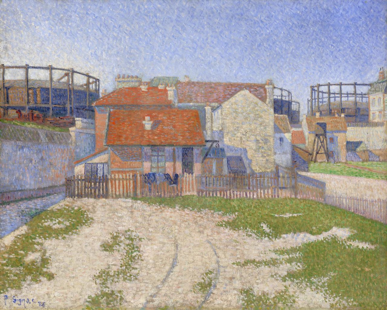 I gasometri. Clichy di Paul Signac