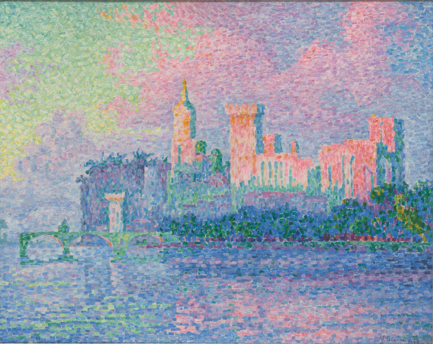 Il Palazzo dei Papi ad Avignone di Paul Signac