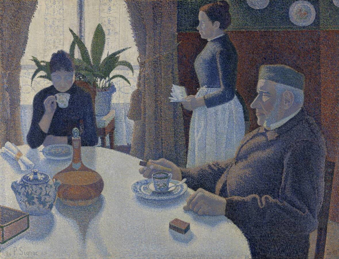 La sala da pranzo. Opus 152 di Paul Signac