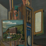 Grande interno metafisico di Giorgio de Chirico