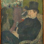 Ritratto di Monsieur Delaporte nel Giardino di Parigi di Henri Toulouse-Lautrec