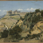 La città di Volterra, La citadelle di Camille Corot