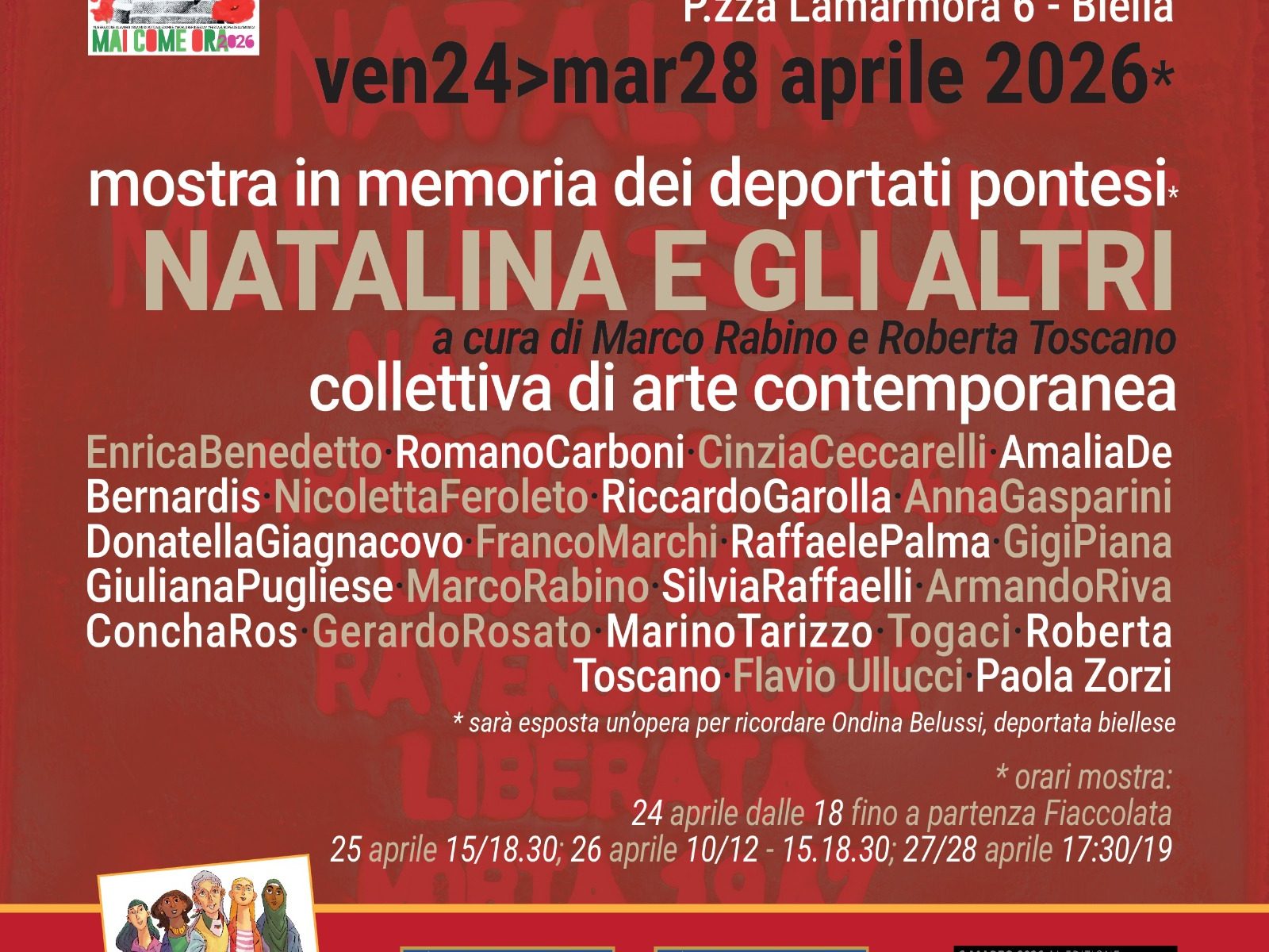 Natalina e gli altri di Marco Rabino e Roberta Toscano - Biella aprile 2026