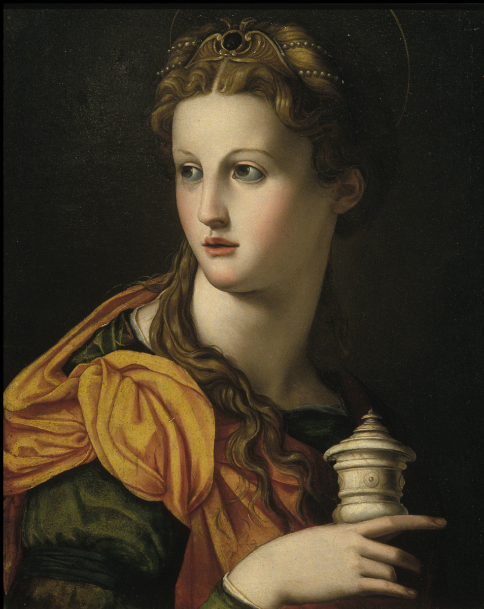 Agnolo Bronzino, Maria Maddalena (Giovane donna fiorentina raffigurata come Maria Maddalena), circa 1565, olio su tela, 59,7 x 48,3 cm. Lawrence, Kansas, USA, Spencer Museum of Art